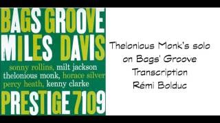 Thelonious Monk on Bags&#39; Groove