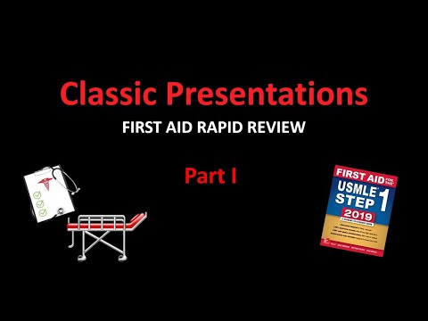 Rapid Review - Classic Presentations Part 1 HIGH YIELD First Aid USMLE Step 1 AutoFlashcards (Audio)