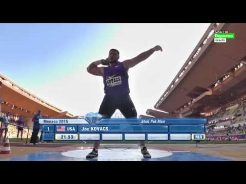 22.56 Joe Kovacs Shot Put Monaco Herculis 17.07.2015