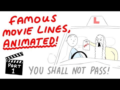Famous Movie Lines, Animated! (Part 1)