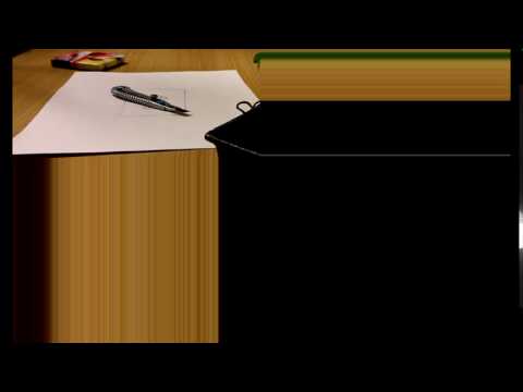 Cutting trough paper sound effect