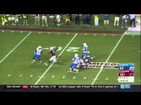 2015 USC vs Kentucky - Brandon Wilds 34 Yd Wildcat Run