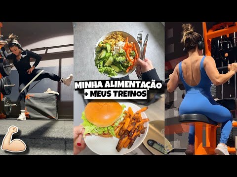 MINHA ALIMENTAÇÃO + MEUS TREINOS (POR 1 SEMANA) ❤️ - Bruna Paula