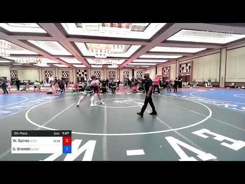 285 Lbs 5th Place - Wilson Spires, Scotsman Wrestling Club Vs Cameron Groncki, Curby 3 Style Wrest