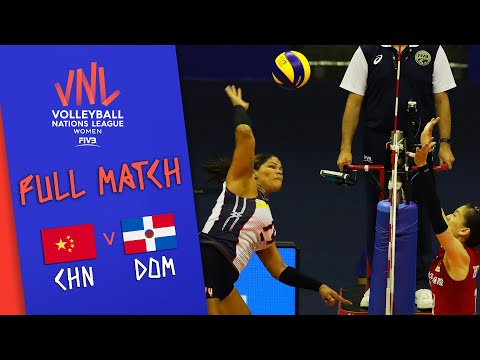China 🆚 Dominican Republic - Full Match | Women’s Volleyball Nations League 2019