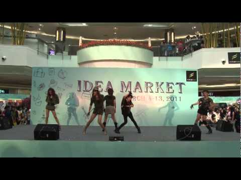 [110305] HD live The Non stop cover 4minute @ Future Park Rungsit