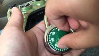 How to open a American lock