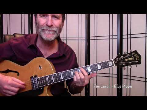 Tim Lerch - Blue Moon - Easy Solo Guitar- Lesson and PDF Available