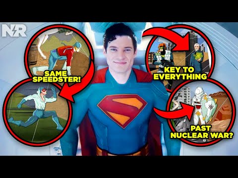 EVERY CAMEO In The SUPERMAN Hall of Justice Mural!