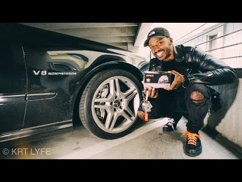 MERCEDES E55 AMG BRAKE JOB FULL DIY!