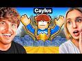 I Played With OWNER Of Survive Lava For Brainrots Ft Caylus