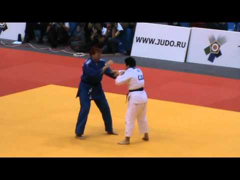 Judo, Elena Ivaschenko (Rus) VS Lucija Polavder (Slo), final +78 kg, European judo championship 2012