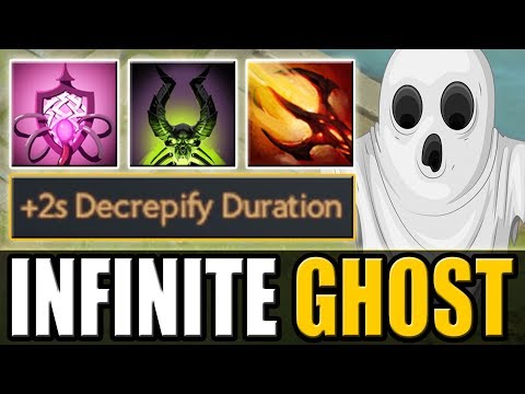 Infinite Decrepify + 7 sec cooldown Dagon [50% CDR Bad Juju - One Shot Combo] Dota 2 Ability Draft