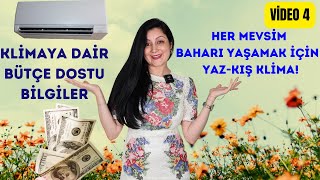 KLİMA KULLANIMINA DAİR BÜTÇE DOSTU BİLGİLER // HER MEVSİM BAHARI YAŞAM