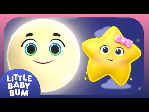 Moon & Stars | Little Baby Bum | Baby Sensory Songs | Calming Animation for Falling Asleep🌙✨