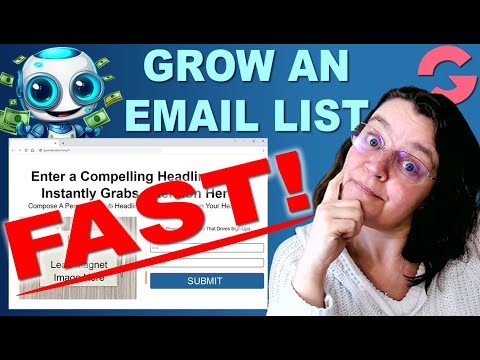 How to Build an Optin Page with Groove Funnels and AI (GROW YOUR LIST FASTER!) Video