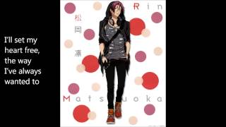 Aqua Gate-Rin Matsuoka (Miyano Mamoru) english lyrics on screen