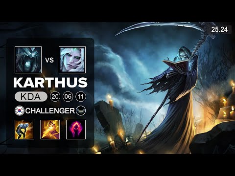 Karthus vs Viego Jungle - KR Challenger - Patch 25.24 Season 15