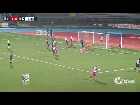 Calcio Serie C Girone B.  Rimini vs Monza 1-0