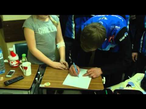 Fogo Unia Leszno odwiedziła Oddział Dziecięcy w Szpitalu w Lesznie