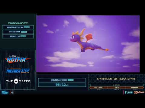 Spyro Reignited Trilogy: Spyro 1 by SableDragonRook in 47:15 - Frost Fatales 2020