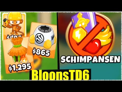 NUR MIT SUPPORT SCHIMPANSEN SCHAFFEN? - Bloons td 6 [Deutsch/German]