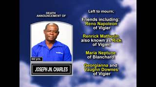 Joseph Jn  Charles ~ Long Obituary