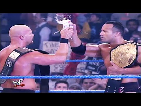 Stone Cold & The Rock Vs Kurt Angle & Chris Jericho 12/6/2001