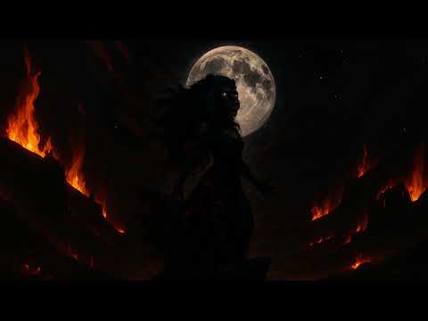 【ES】Leona de Ébano Bajo la Luna Llena（The ebony lioness roars under the full moon）｜Lunarshade Ver.