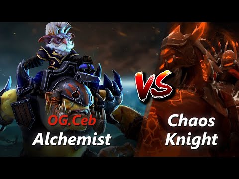 Ceb offlane Alchemist vs Chaos Knight/Witch Doctor | First 10 minutes