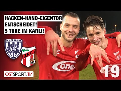 A backheel own goal decides the match! 5 goals at the KARLI: Babelsberg - ZFC | Regionalliga Nordost