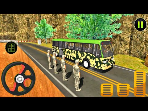 Army Bus Driver Military Soldier Transporter #2 - Offroad Bus Driving - Android Gameplay FHD