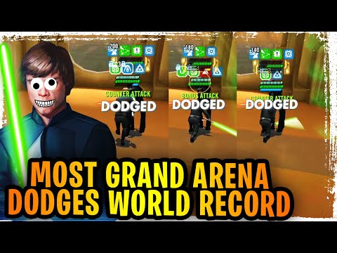 WORLD RECORD Most Dodges in Grand Arena - My Toughest Opponent Ever - 685k+ Lifetime Score