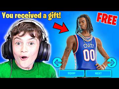 Gifting Little Bro *NEW* Playboi Carti BUNDLE! (FREE)