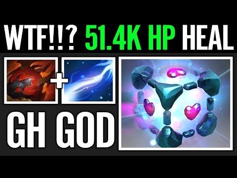 GH.God Heal with Heart 51.4k HP Heal Best Support of Dota 2