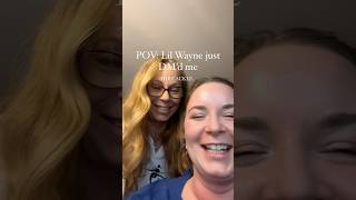 “Mom, Lil Wayne just DM’d me.” 💀🤣 #motherdaughter #millennials #hilariousmoments #shorts