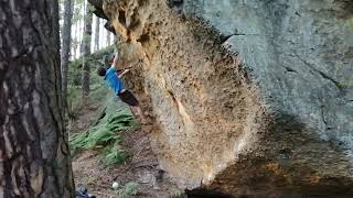 Video thumbnail of Levá Spára, 6A. Labák