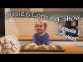 Cute Two Year Old Bakes Chocolate Chip Cookies - Susie's Cooking Show Episode 1