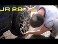 Fitting Hyper Black JR 28 Wheels