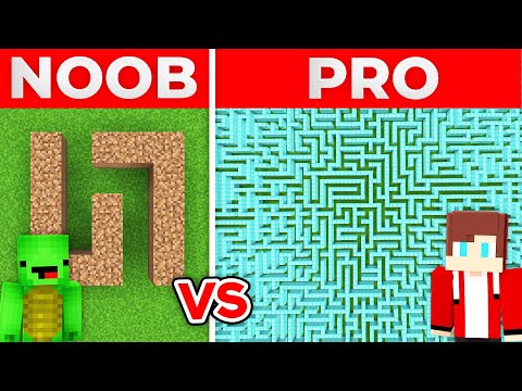 JJ And Mikey BUILT THE BIGGEST MAZE in Minecraft