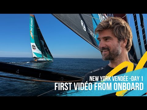 First Video from onboard! - New York Vendée Race - Day 1