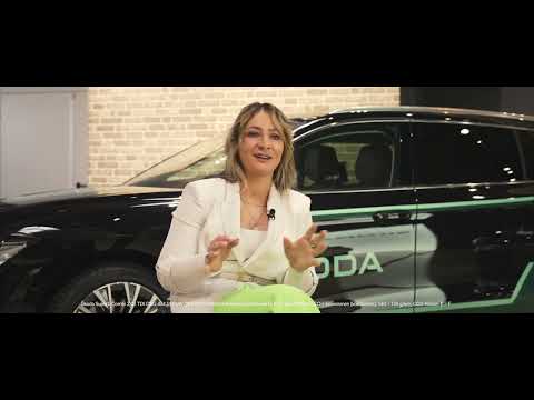 Kristina Vogel und ihr Škoda Superb Combi