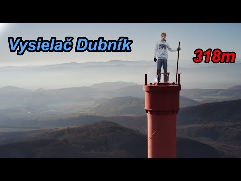 1. Nejvyšší stavba na Slovensku - vysílač Dubník 318m