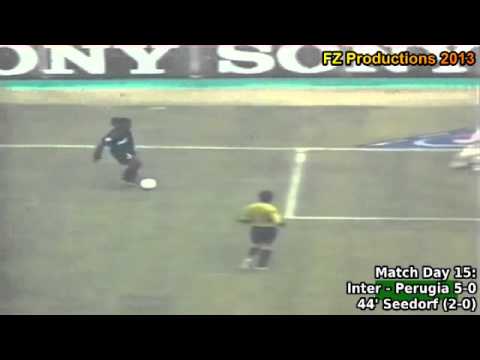 Serie A 1999-2000, day 15 Inter - Perugia 5-0 (Seedorf goal)