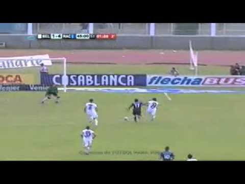 4 gol de racing Belgrano 1 4 Racing 28/09/2014
