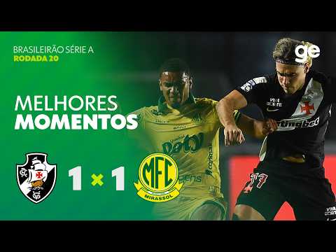 Gols e melhores lances de Vasco da Gama x Mirassol