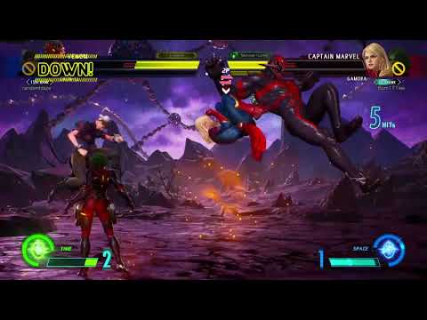 MARVEL VS. CAPCOM: INFINITE randemblaze(chun-li/venom) vs Bpm171Lee(captainmarvel/gamora)