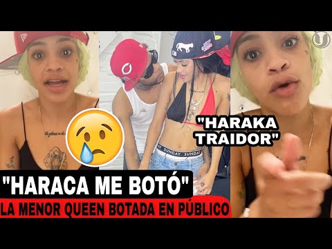 HARACA KIKO BOTA A LA MENOR QUEEN EN PÚBLICO Y ELLA LO TERMINA DE ACOTA POR ÑAME Y MUJERCILLA