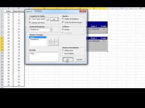 ANOVA com efeito fixo (1 fator) - Análise de Variância