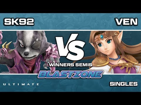 PSG Blastzone: SK92 (Wolf) vs Sugoi | Ven (Zelda) - Winners Semis